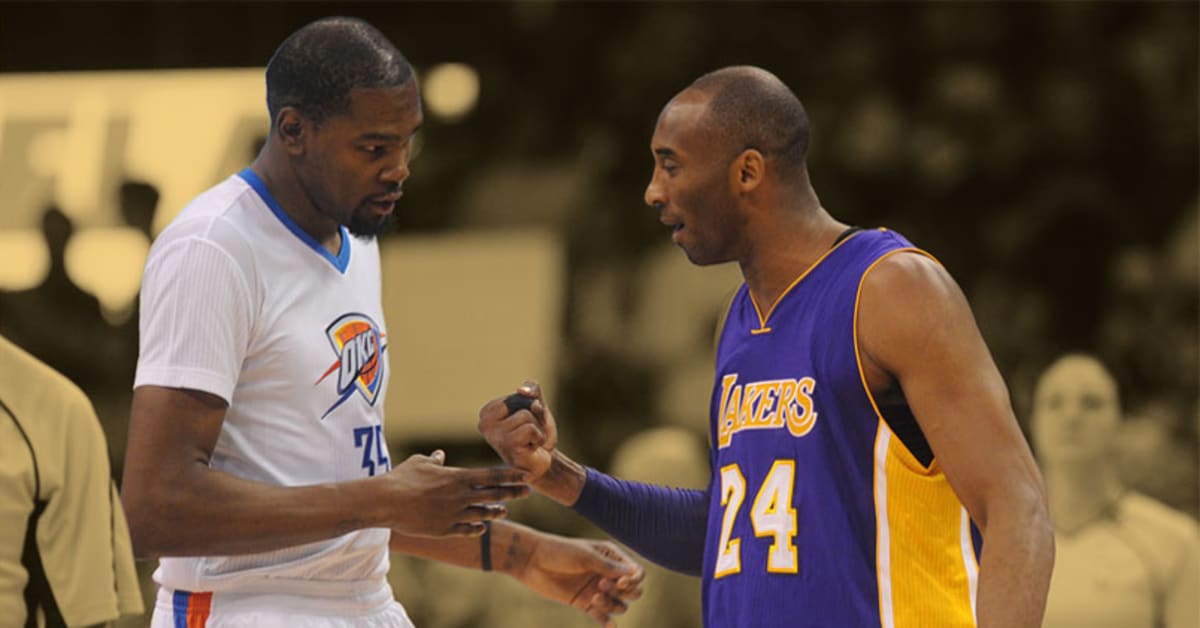 When 18-year-old Kevin Durant met his idol, Kobe Bryant - Basketball ...