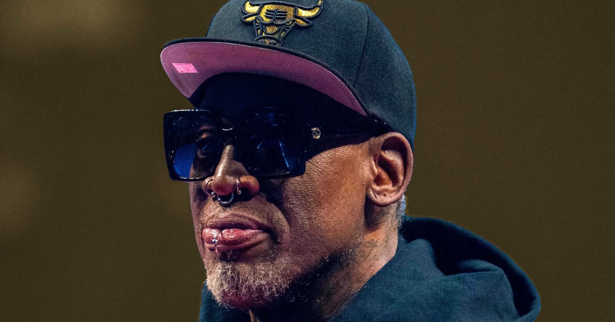Dennis Rodman Shocks Everyone With His New Face Tattoo Basketball Network Your Daily Dose Of