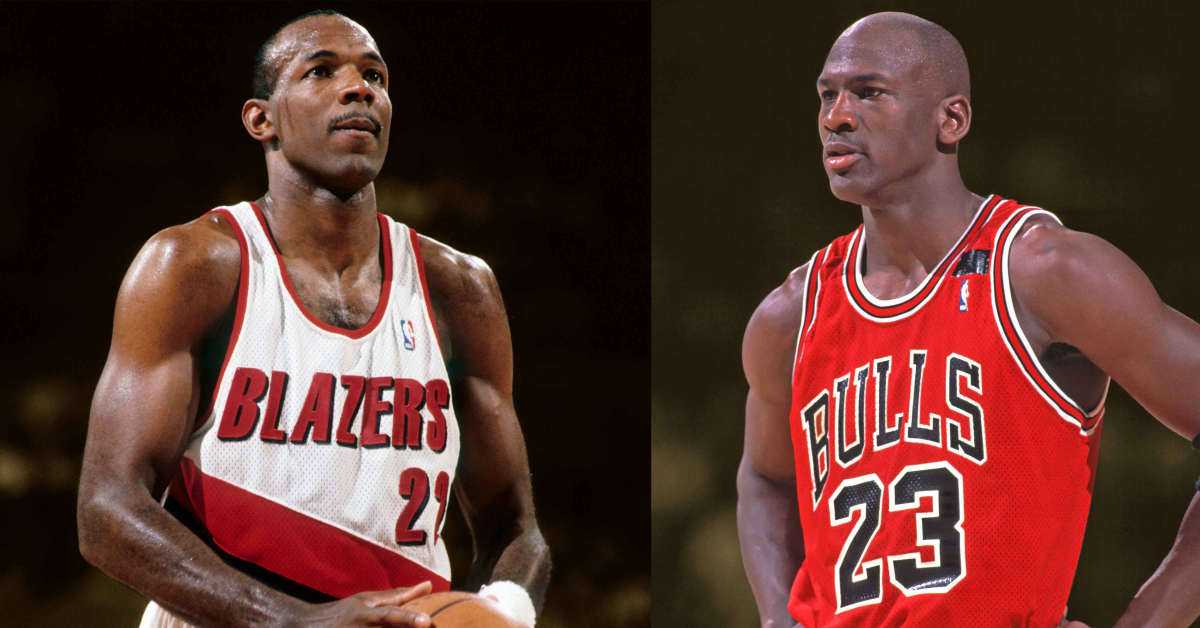 Clyde Drexler on how he provoked Michael Jordan to go off in the 'Shrug ...