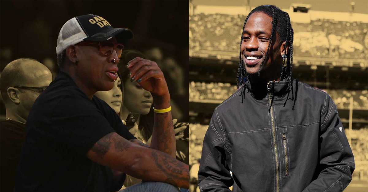 Dennis Rodman Accuses Travis Scott Of Copying Reverse Nike Swoosh ...