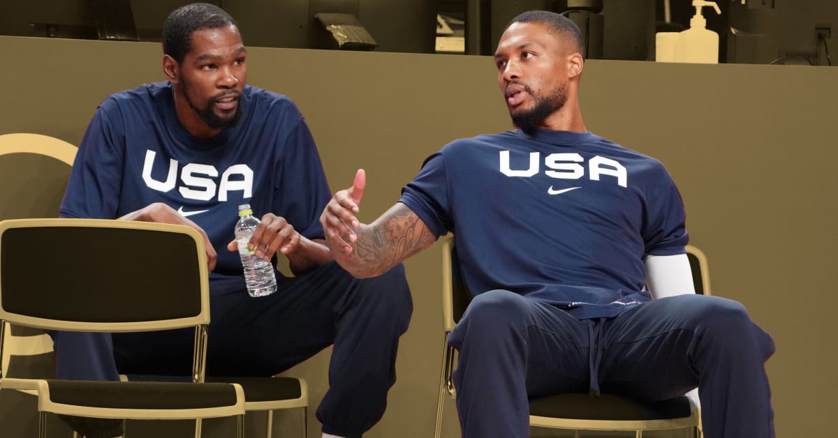 Damian Lillard Talks About Being On Team USA For The 2024 Olympics   Dame Kd 