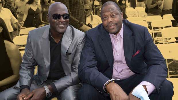 Patrick Ewing & Michael Jordan