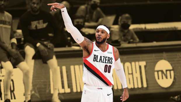 Carmelo Anthony on choosing number 00 in Portland - Basketball Network ...