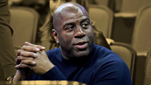 Magic Johnson gets emotional discussing Commanders ownership - Los