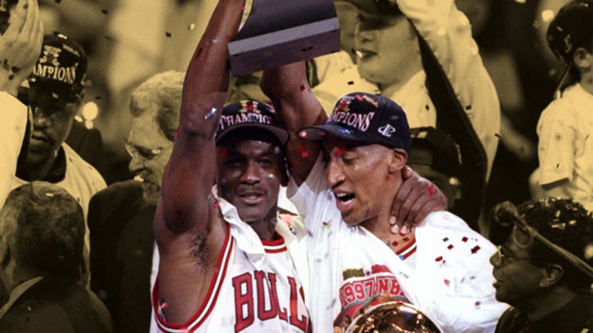 1997 NBA Finals Trophy Patch Jersey Logo Chicago Bulls MVP Michael Jordan