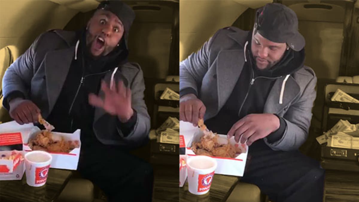 When Glen Davis posted a video munching on Popeyes after getting arrested  for possession charges - Basketball Network - Your daily dose of basketball