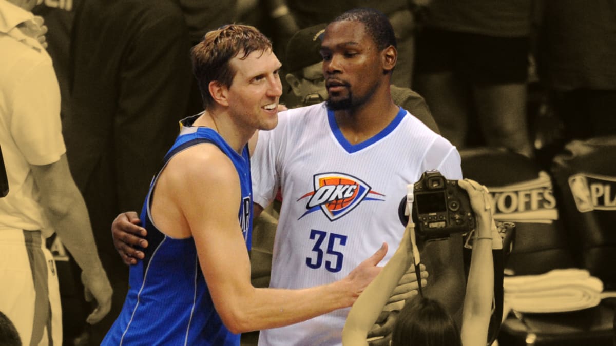 Dirk Nowitzki claims that Kevin Durant 'is way ahead' of Dirk at the same  age, and we somewhat agree - Yahoo Sports