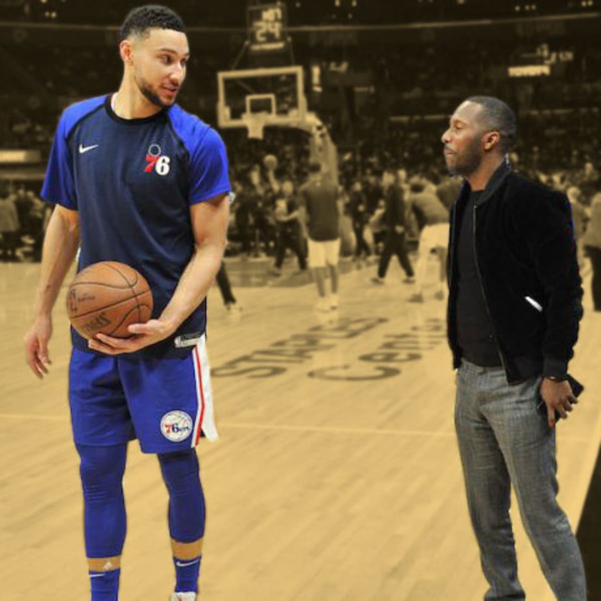 Ben Simmons wore a super expensive Louis Vuitton sweater in Philly