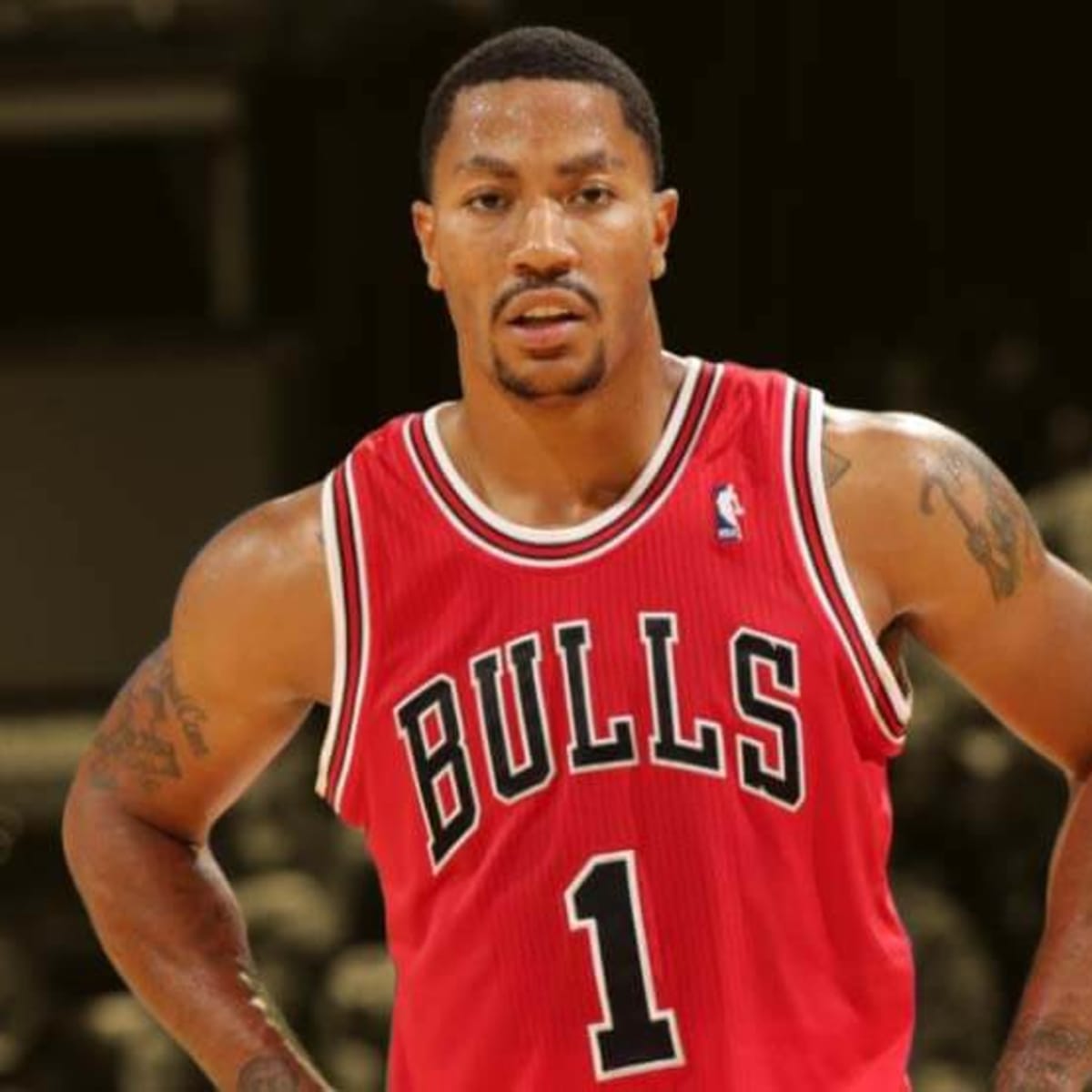 Derrick Rose in summer league basketball when he was a Rookie to the NBA