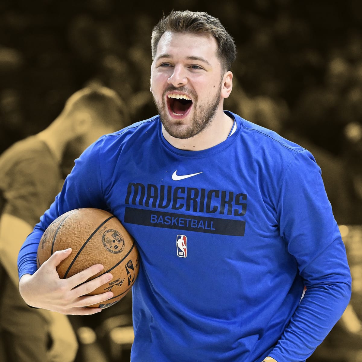 Luka Doncic Autographed NBA 75th Anniversary Dallas Mavericks