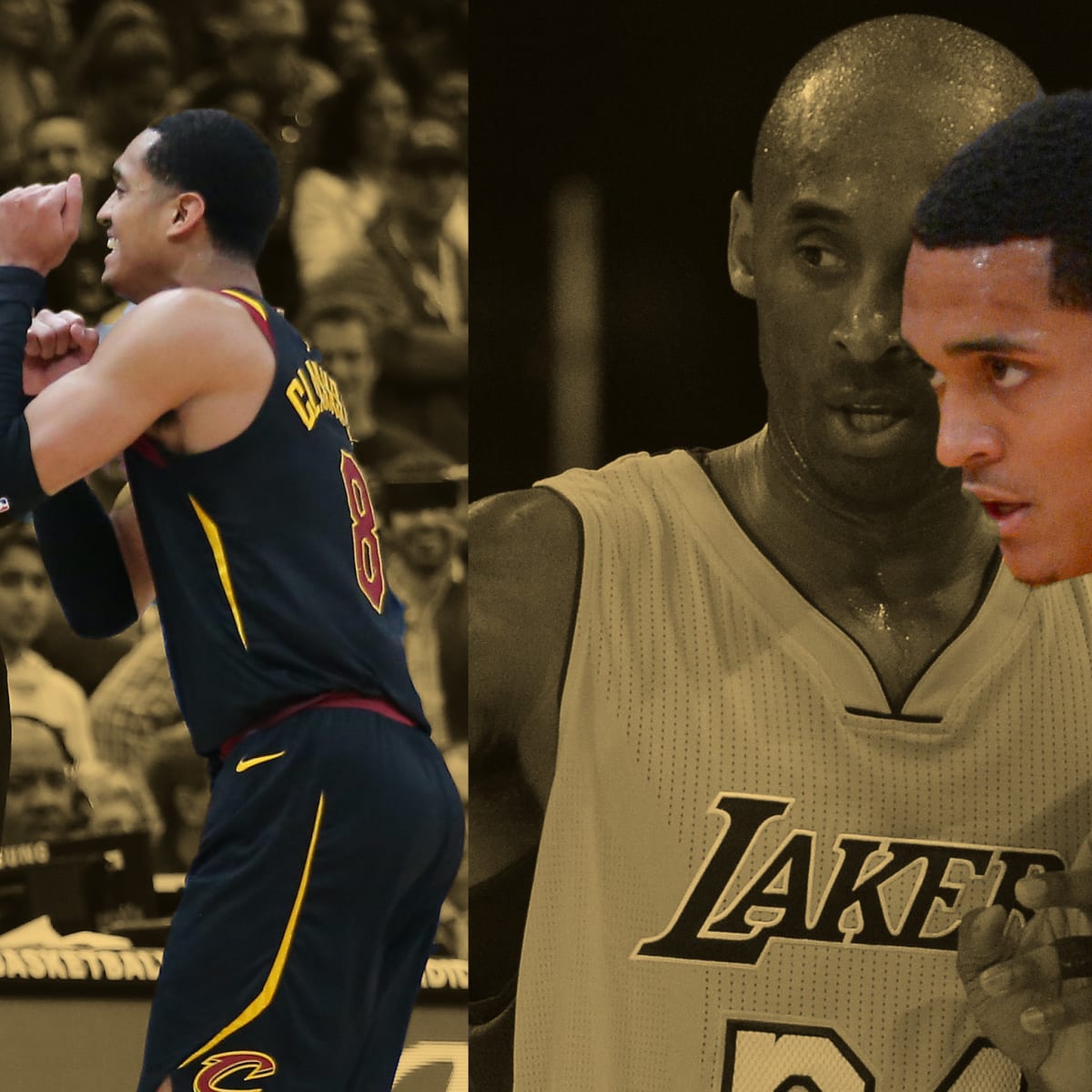 Utah Jazz guard Jordan Clarkson Wears Kobe Bryant Laker Jersey