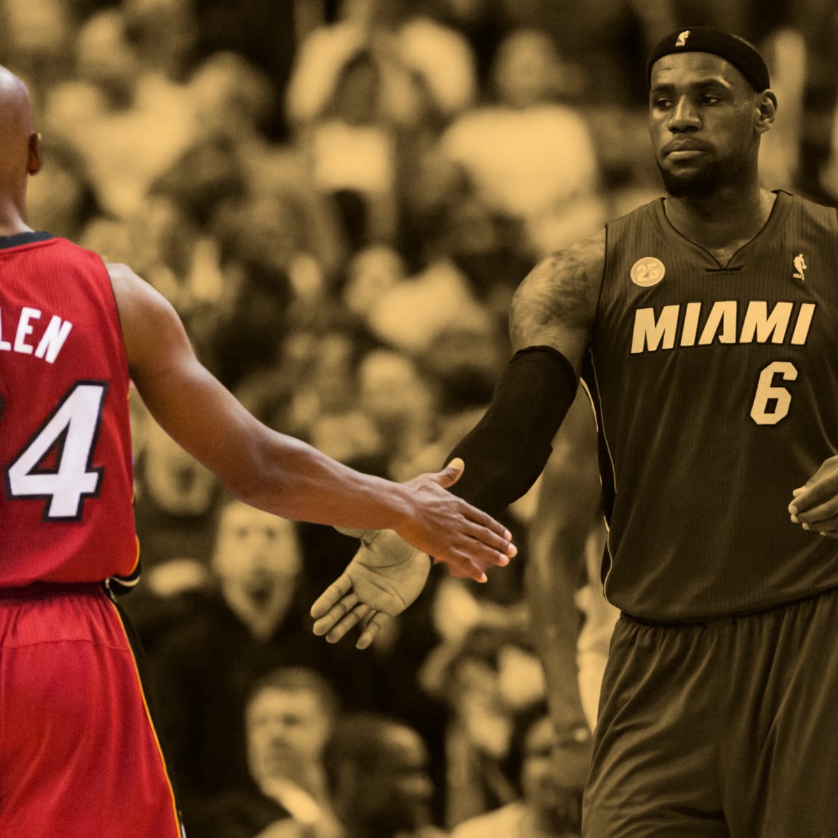 Ray Allen shockingly leaves former Heat teammate LeBron James off