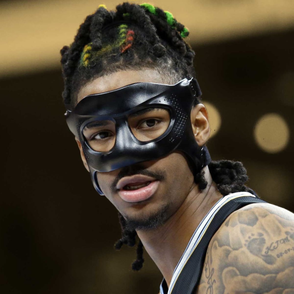 Why does Ja Morant wear a mask?