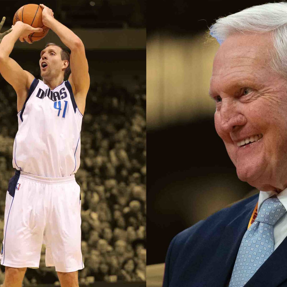 Jerry West ranked Dirk as the second best prospect in the 1998 NBA