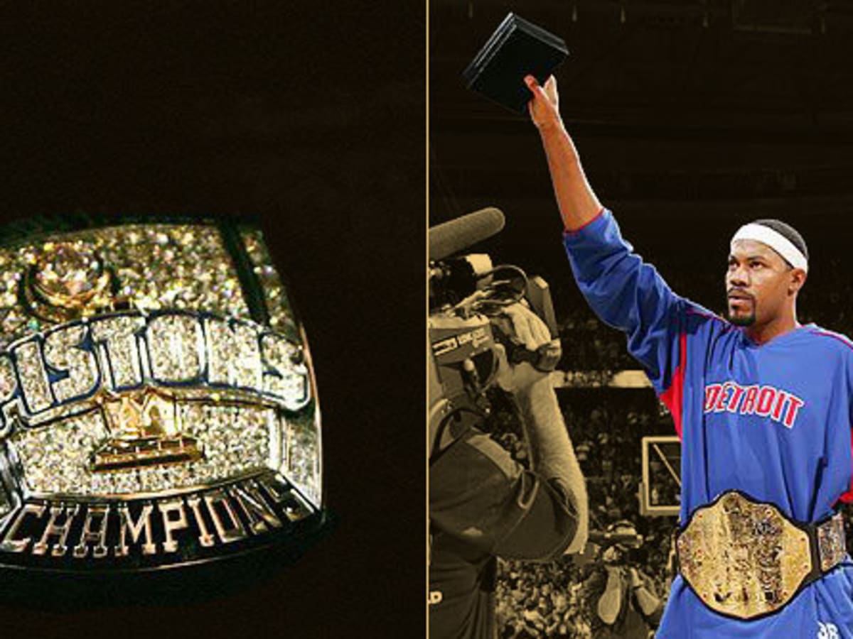 Rasheed Wallace recalls Detroit Pistons wearing big gold belts after  winning 2004 NBA Championship