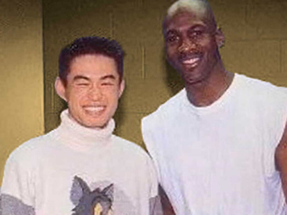 The first time Ichiro Suzuki met Michael Jordan in 1995 - Basketball  Network - Your daily dose of basketball
