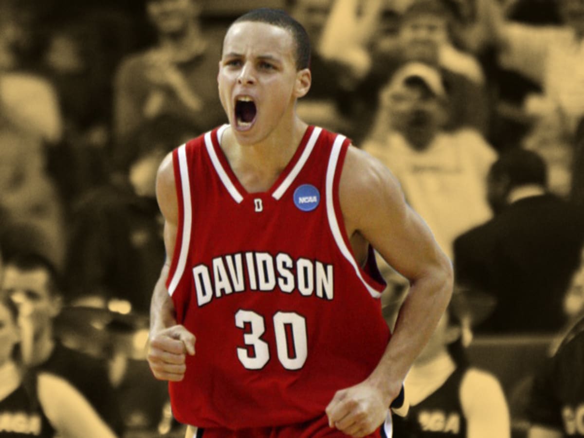 NBA_ 30 Stephen NCAA Curry Davidson Wildcats College Basketball