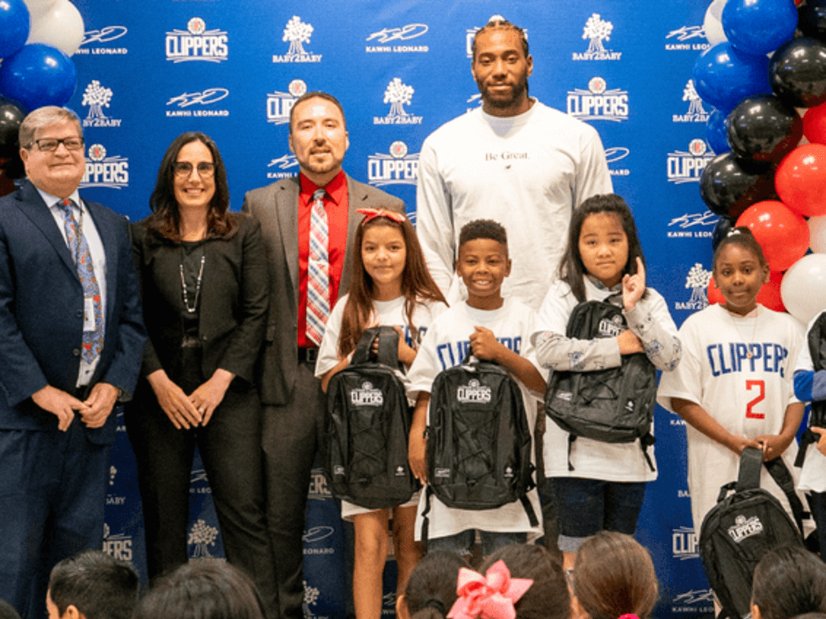 Kawhi and Clippers give away a million backpacks Basketball Network Your daily dose of basketball