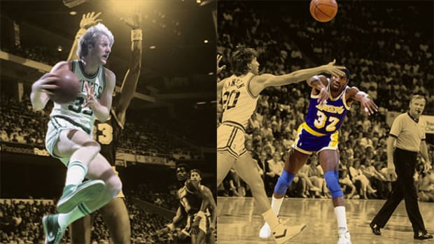 Magic Johnson & Larry Bird - LA Lakers & Boston Celtics