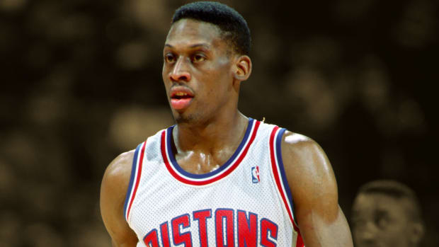 Rodman was a great player for Pistons in seven years in Detroit