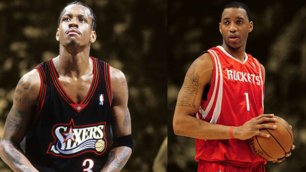 Tracy McGrady discovered he is Vince Carter's cousin at a family