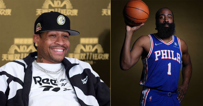 Allen Iverson’s Message To James Harden Amidst Sixers Home Debut ...