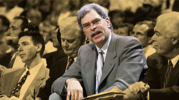 Chicago Bulls head coach Phil Jackson