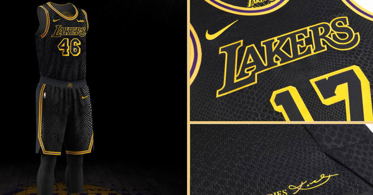 Lakers To Wear Special Black Mamba Jerseys on 8/24