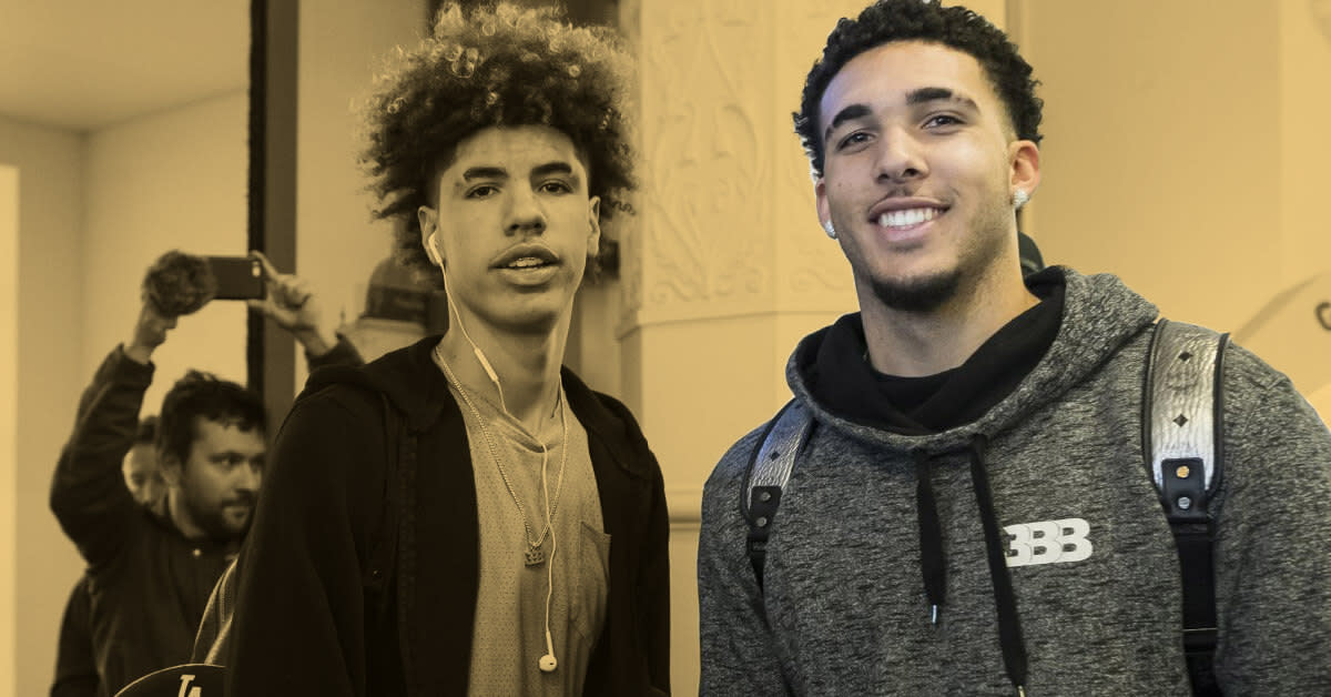 Lonzo Ball & LiAngelo Ball JOIN THE CHARLOTTE HORNETS WITH LaMelo