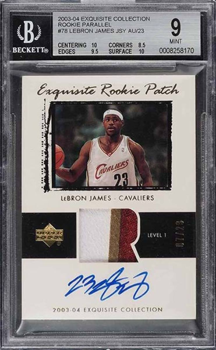 LeBron's rookie card sold for a record price - Basketball Network ...