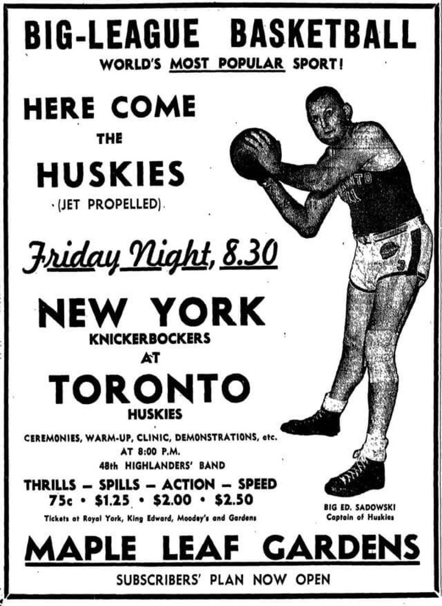 Member of 1946 Toronto Huskies talks basketball