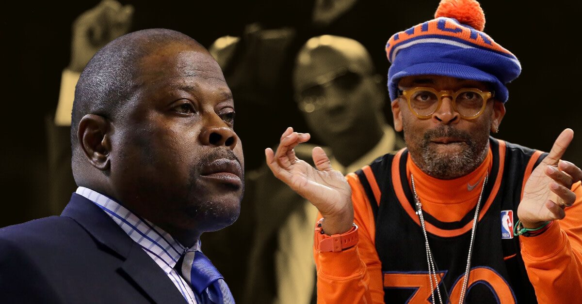Spike Lee is disappointed at the Knicks after the Patrick Ewing
