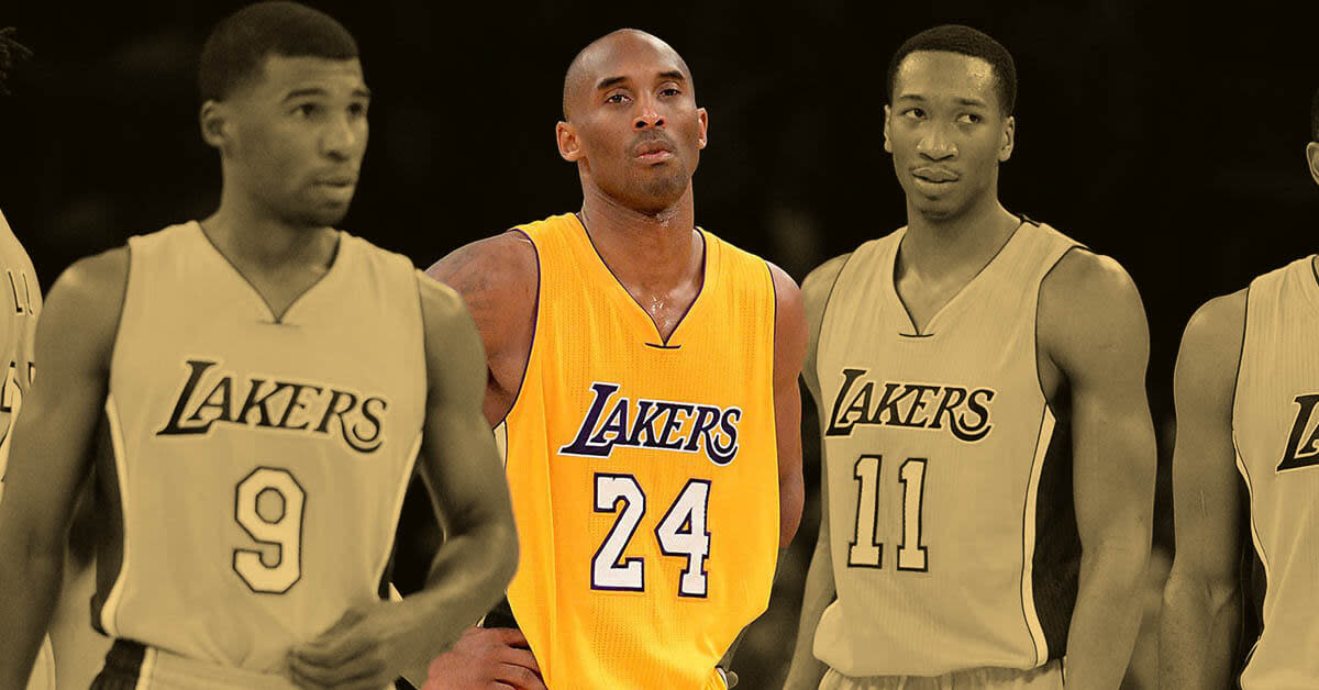 Kobe Bryant visited Lakers practice to say goodbye to traded teammates