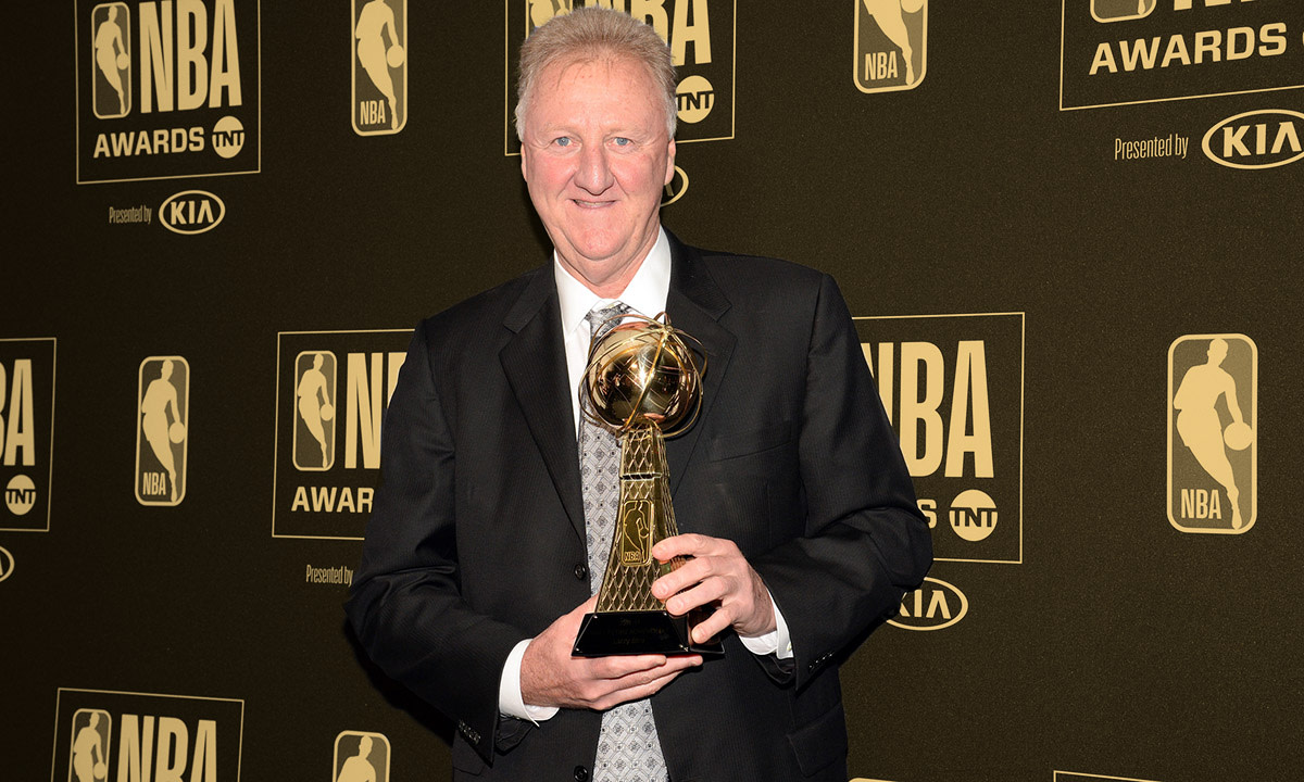 Larry Bird and Magic Johnson have a hilarious reaction to the new MVP