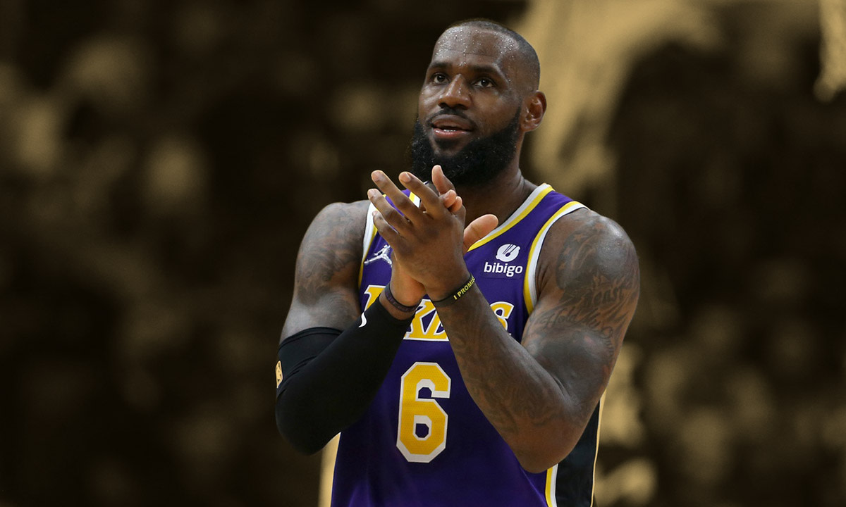 LeBron James Los Angeles Lakers Jordan Brand Authentic Player