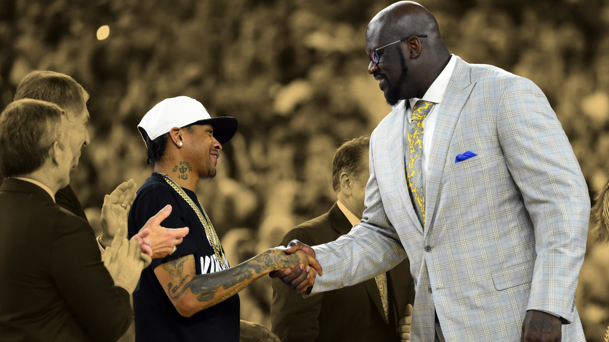 Allen Iverson Had To Resort To All Types Of Tactics To Stop Shaq Basketball Network Your