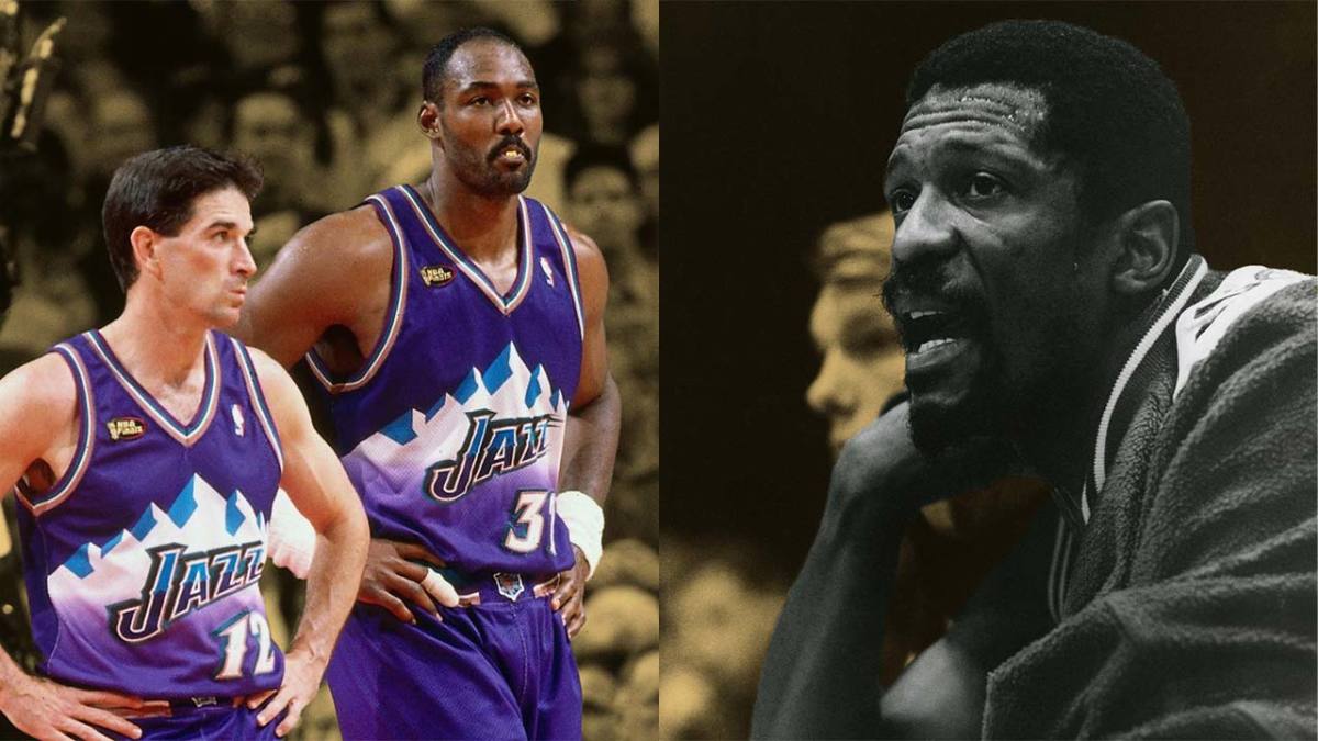 Who was the only person to beat Bill Russell in the NBA Finals