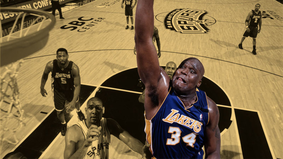 Shaquille O'neal Tee Shirt Shaq Los Angeles Lakers NBA Basketball